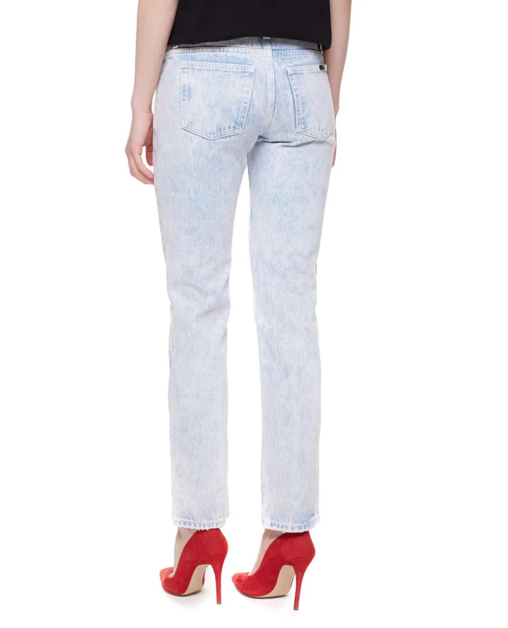 Джинсы Saint Laurent 669234-Y870P, голубой цвет • Купить в интернет-магазине Kameron