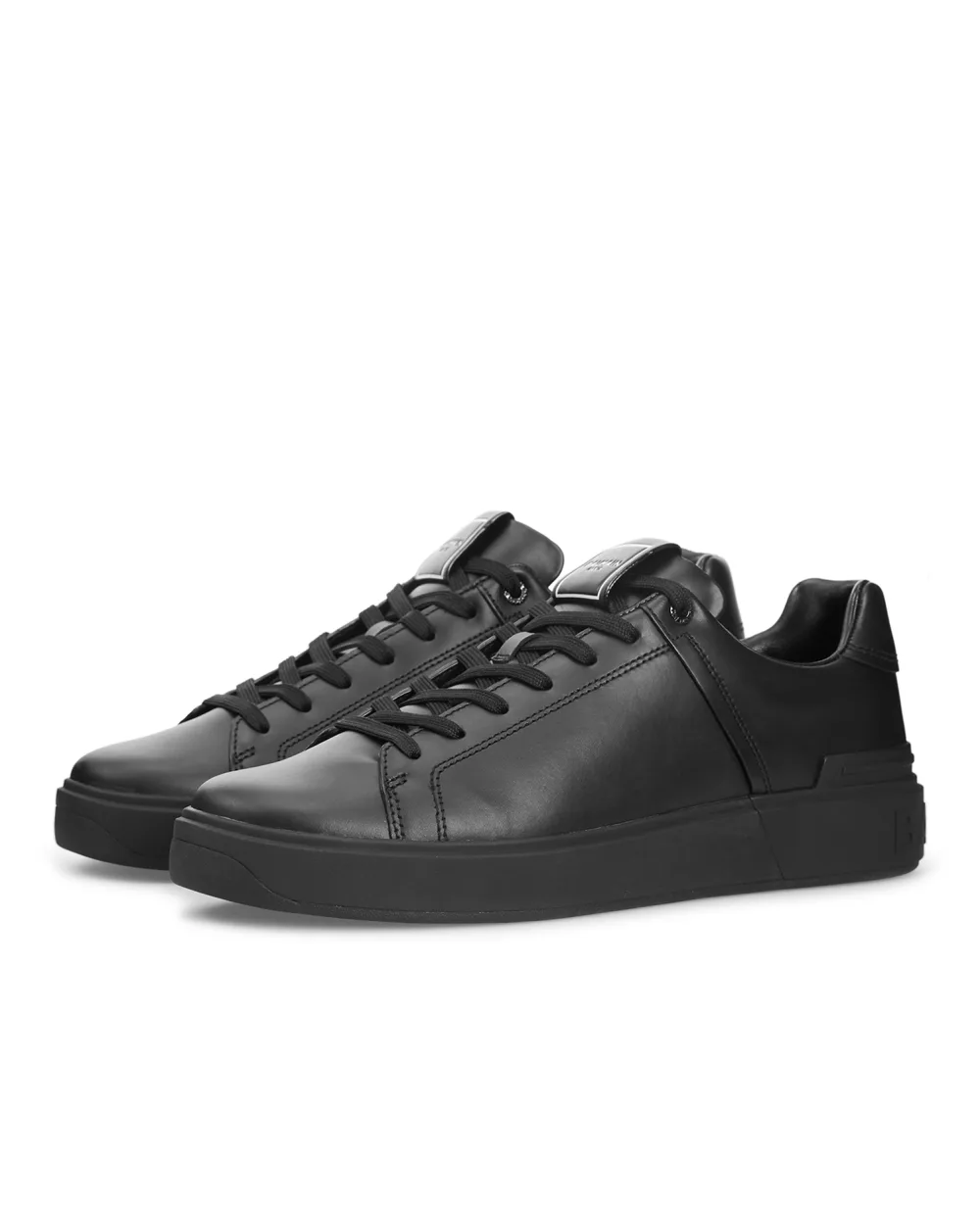 Кожаные сникеры Balmain WM1VI244LSMM, черный цвет • Купить в интернет-магазине Kameron