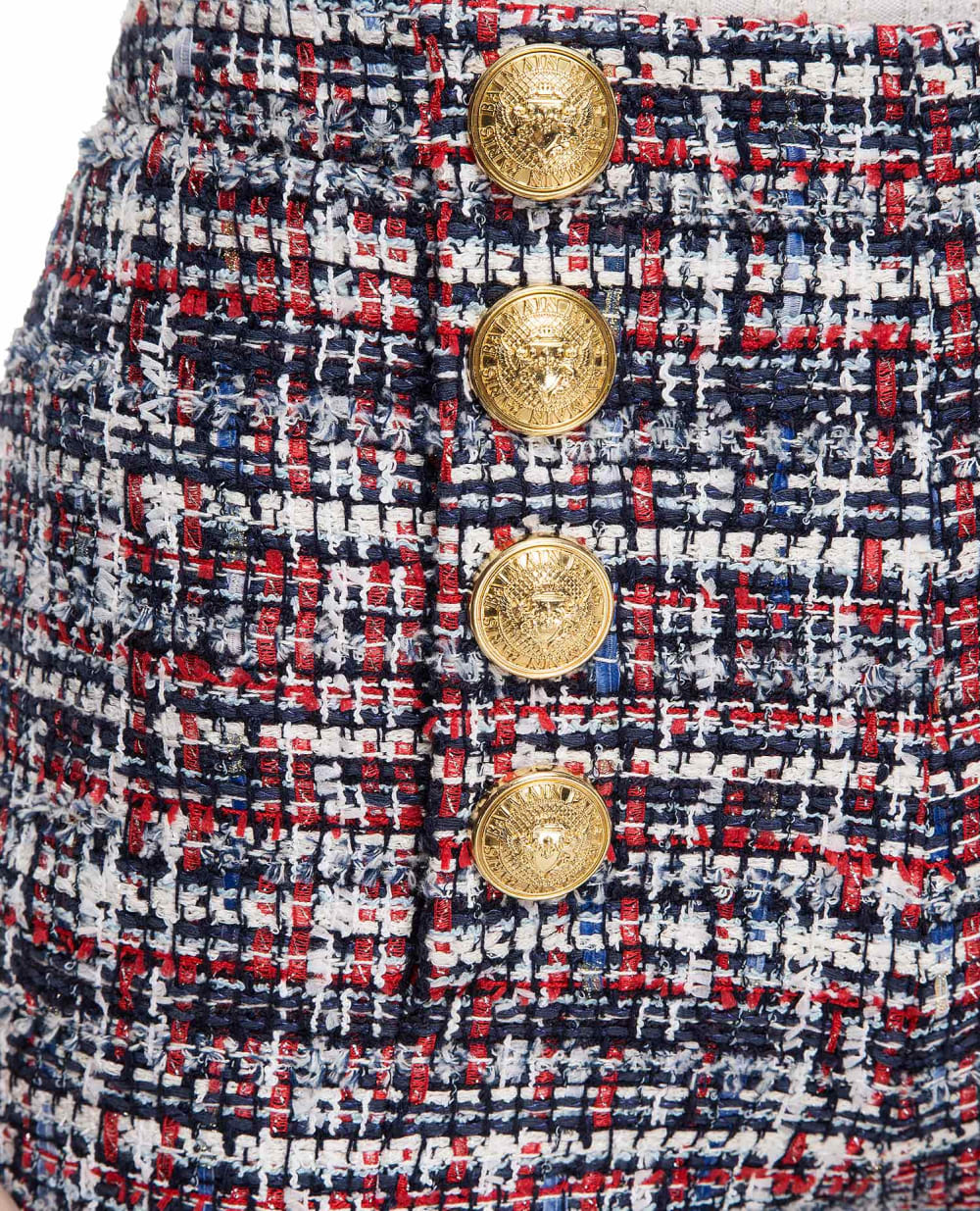 Твідові штани Balmain RF25137C049, різнокольоровий колір • Купити в інтернет-магазині Kameron