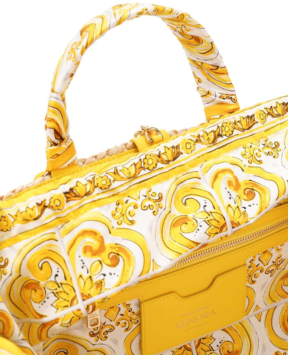 Сумка Kendra Shopper Medium Dolce&Gabbana BB7694-AV860, желтый цвет • Купить в интернет-магазине Kameron
