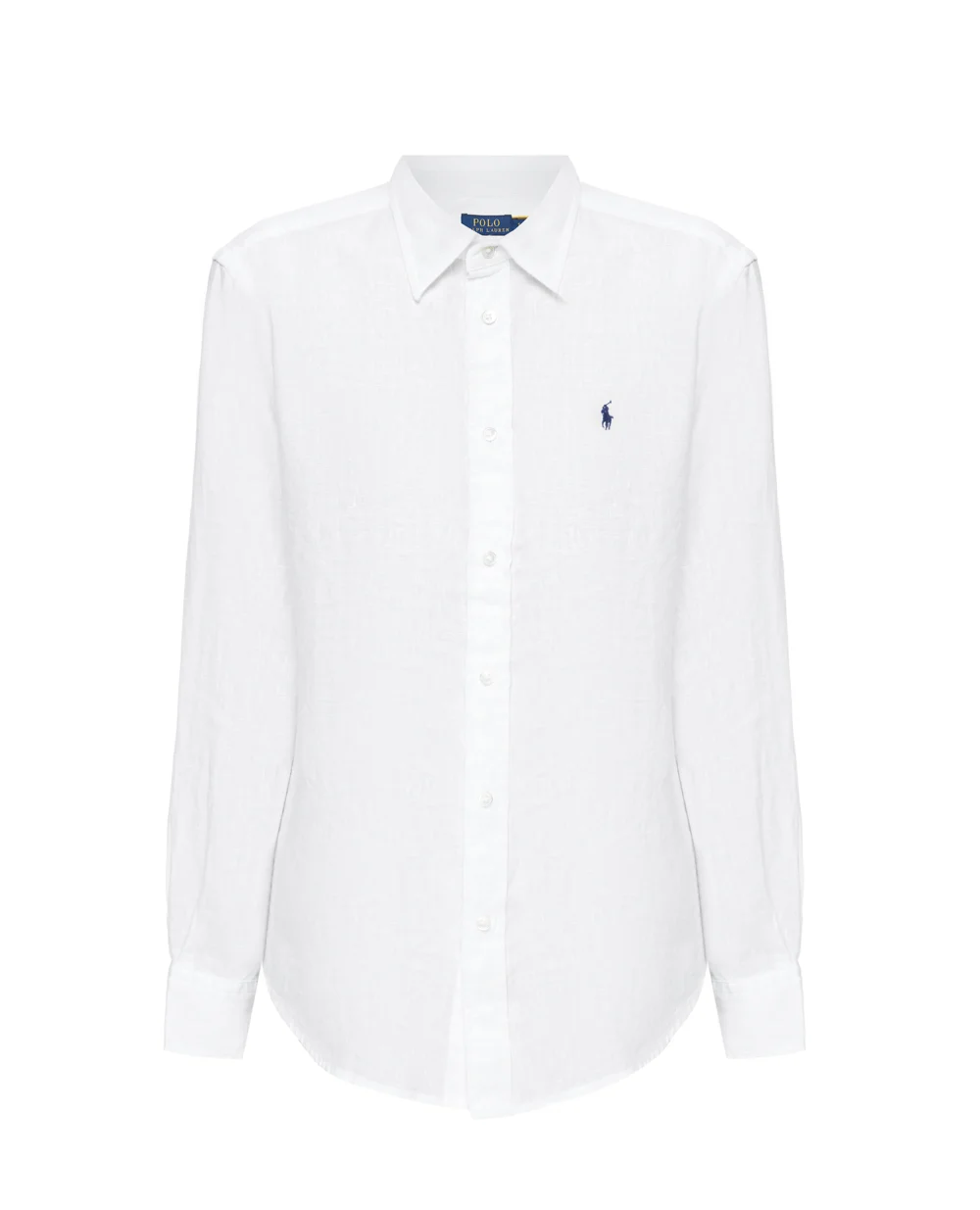 Льняная рубашка Polo Ralph Lauren 211827658005, белый цвет • Купить в интернет-магазине Kameron