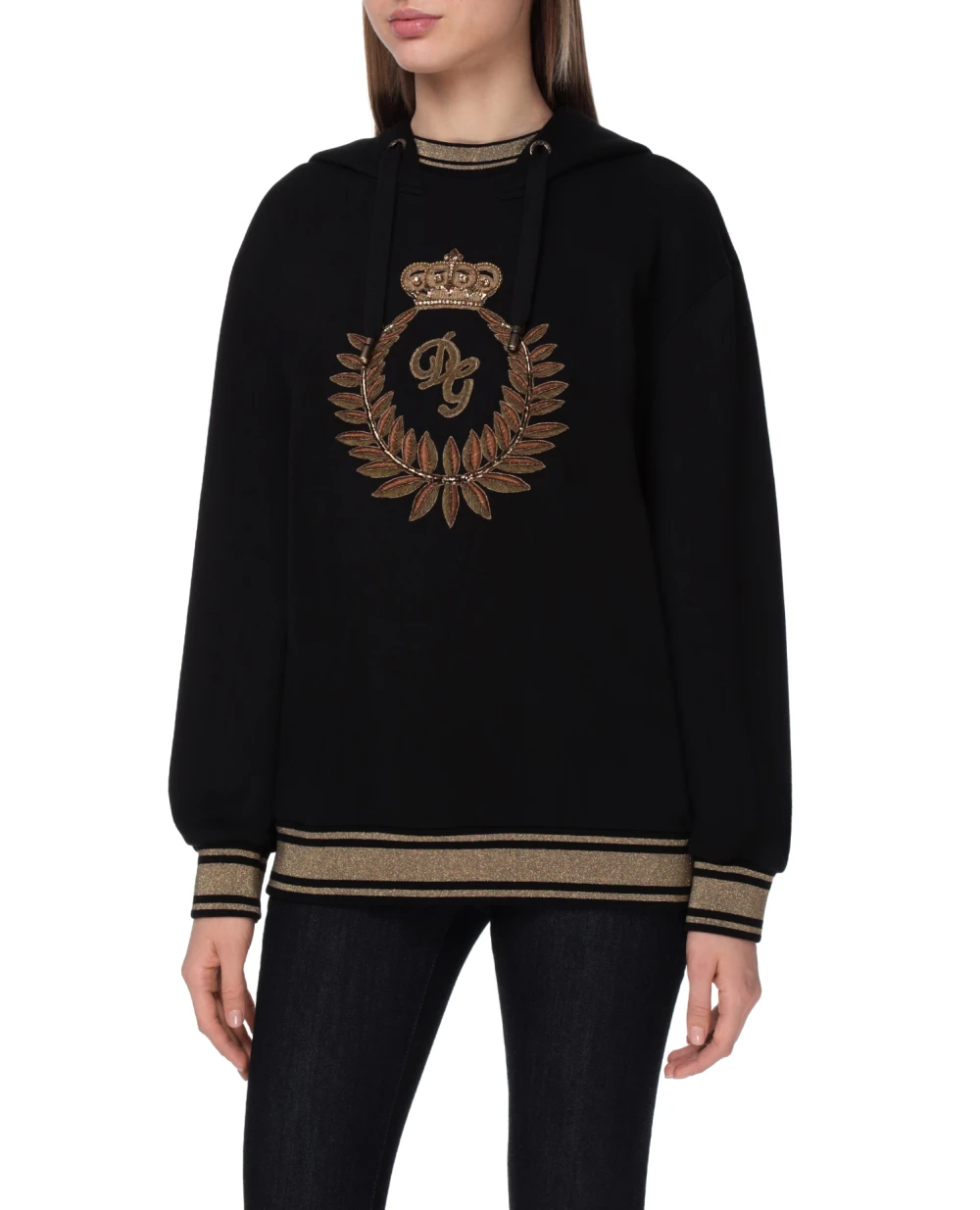 Худи Dolce&Gabbana F9F07Z-G7WOM, черный цвет • Купить в интернет-магазине Kameron
