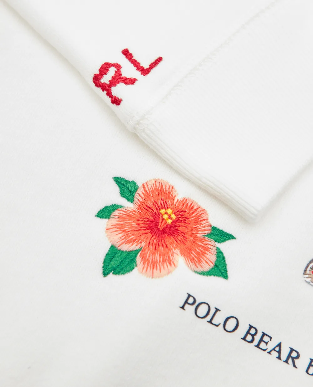 Детский свитшот Polo Bear Polo Ralph Lauren Kids 313909703001, белый цвет • Купить в интернет-магазине Kameron