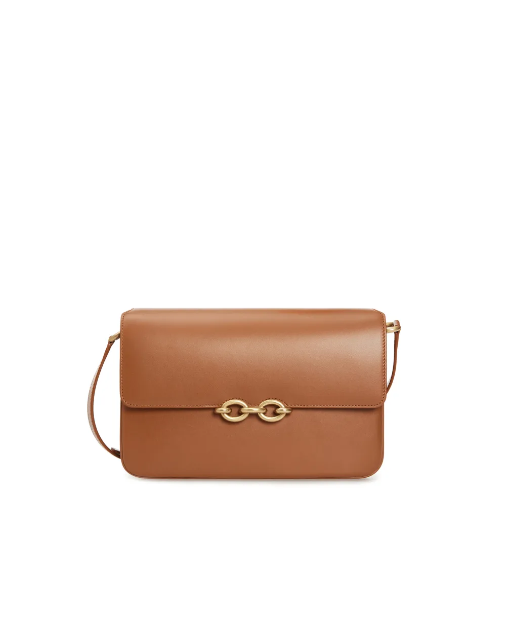 Кожаная сумка Le Maillon Saint Laurent 649795-2R20W, коричневый цвет • Купить в интернет-магазине Kameron