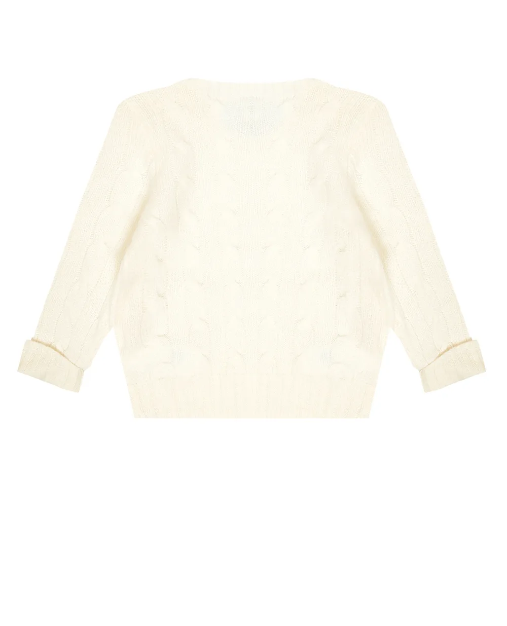 Детский кашемировый джемпер Polo Ralph Lauren Kids 320560705002, белый цвет • Купить в интернет-магазине Kameron