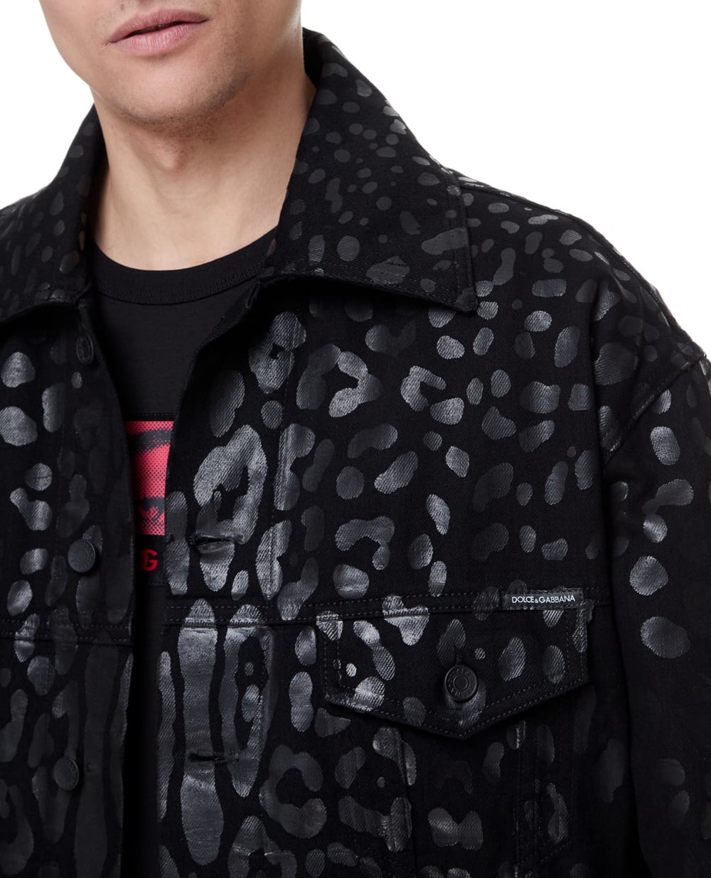 Джинсовая куртка Dolce&Gabbana G9WO3D-G8ES7, черный цвет • Купить в интернет-магазине Kameron