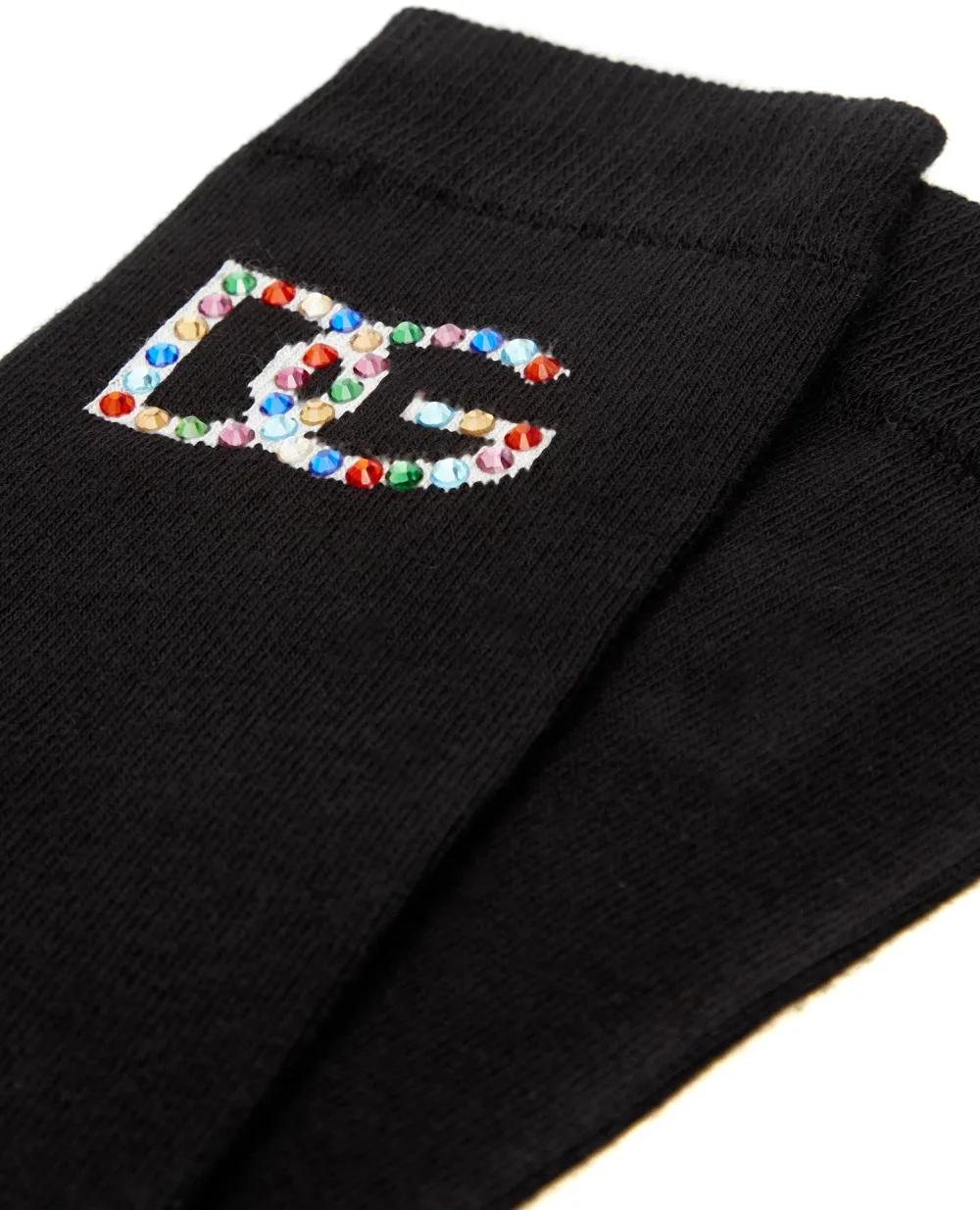 Детские носки Dolce&Gabbana Kids LBKA99-JACMV, черный цвет • Купить в интернет-магазине Kameron