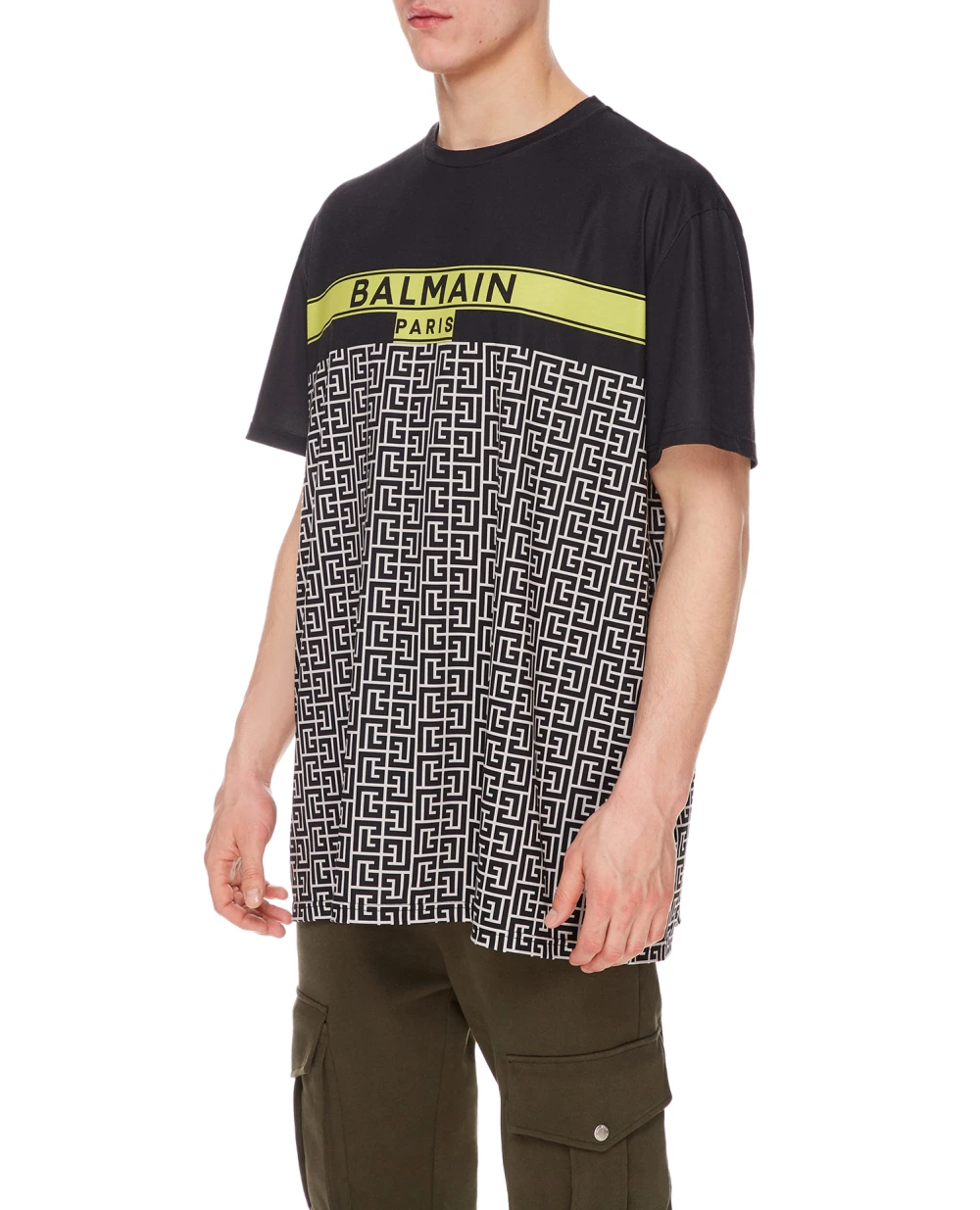 Футболка Balmain VH0EH000G054, черный цвет • Купить в интернет-магазине Kameron