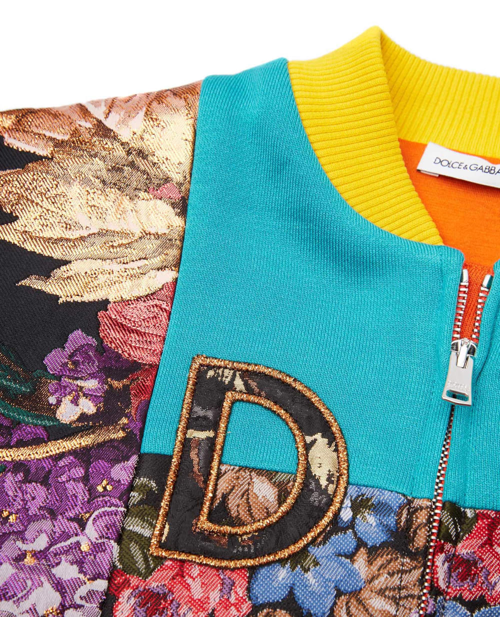 Спортивная кофта Dolce&Gabbana Kids L5JW3Q-G7YQK-S, разноцветный цвет • Купить в интернет-магазине Kameron