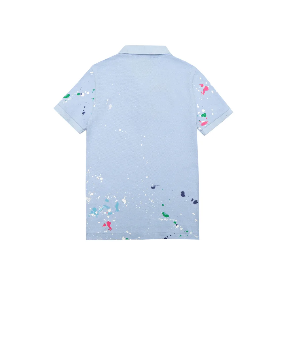 Детское поло Polo Ralph Lauren Kids 323858748003, голубой цвет • Купить в интернет-магазине Kameron