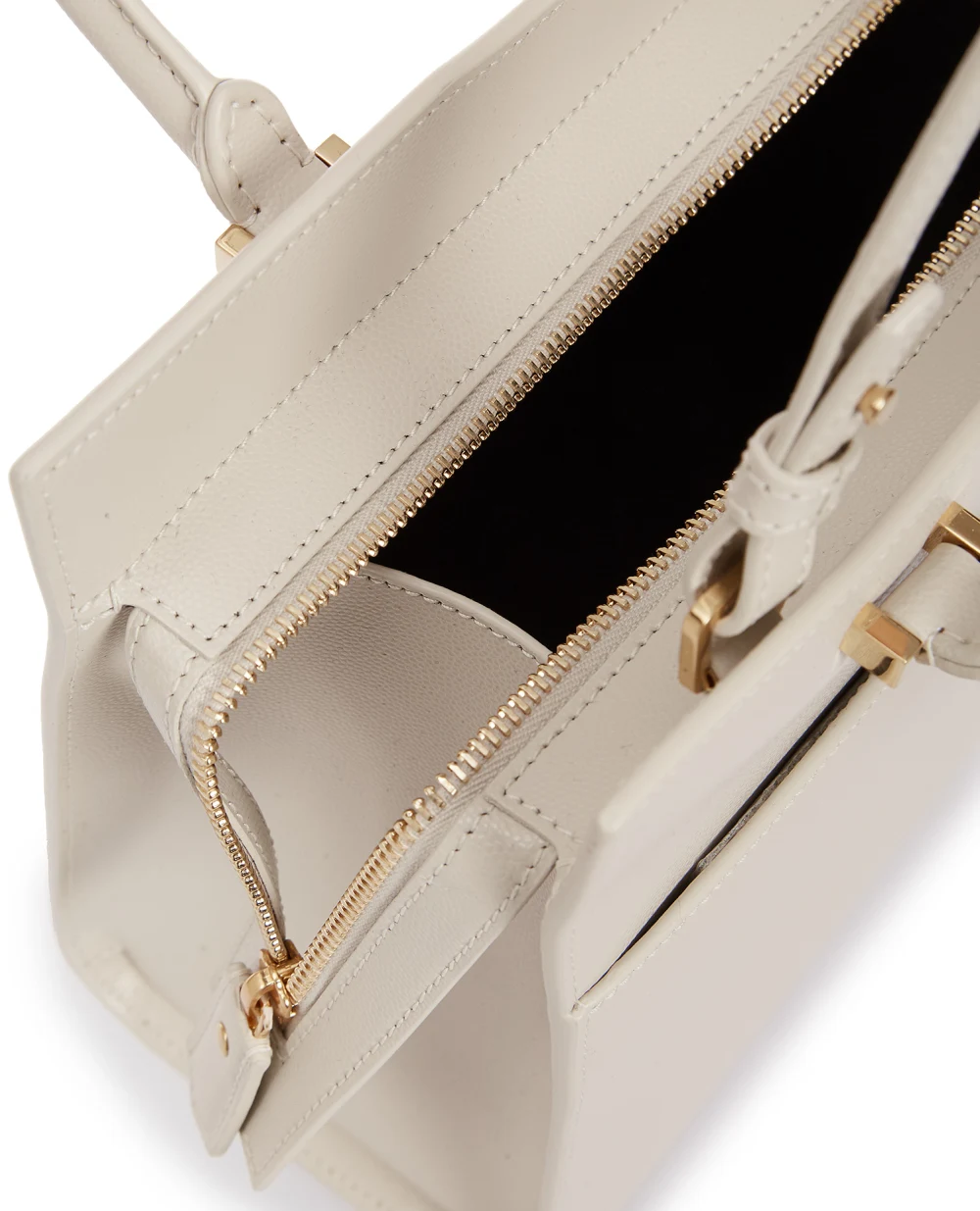 Кожаная сумка Uptown Saint Laurent 634730-1KA0J-, белый цвет • Купить в интернет-магазине Kameron