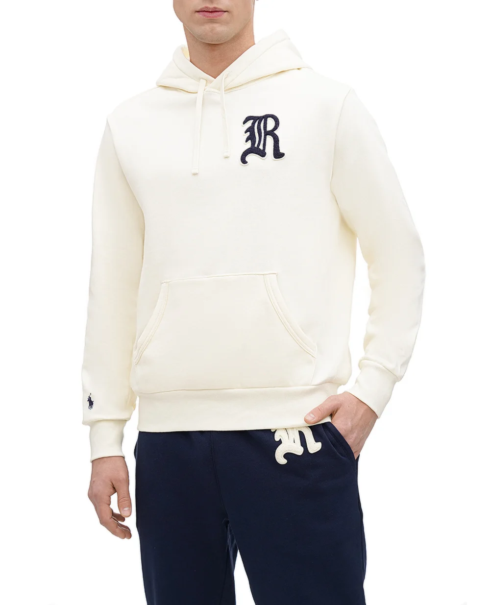 Худи Polo Ralph Lauren 710917915001, молочный цвет • Купить в интернет-магазине Kameron