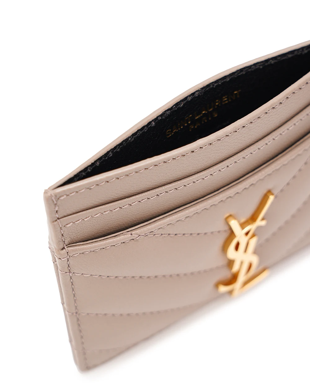 Визитница Saint Laurent 423291-AAA44, коричневый цвет • Купить в интернет-магазине Kameron