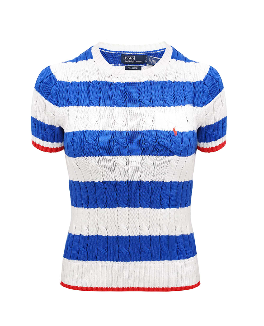 Джемпер с короткими рукавами Polo Ralph Lauren 211924445001, белый цвет • Купить в интернет-магазине Kameron