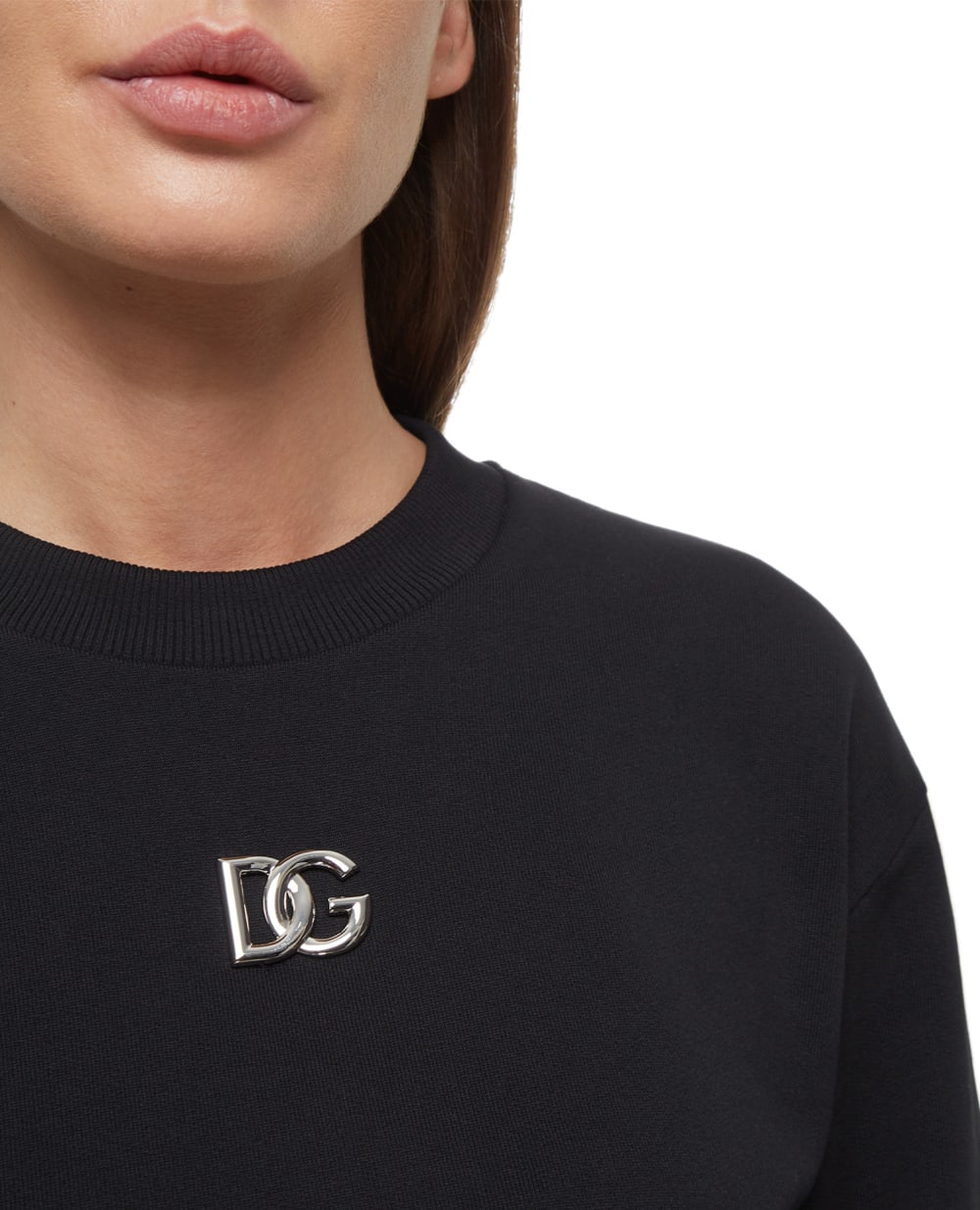 Свитшот Dolce&Gabbana F9N80Z-FU7DU, черный цвет • Купить в интернет-магазине Kameron