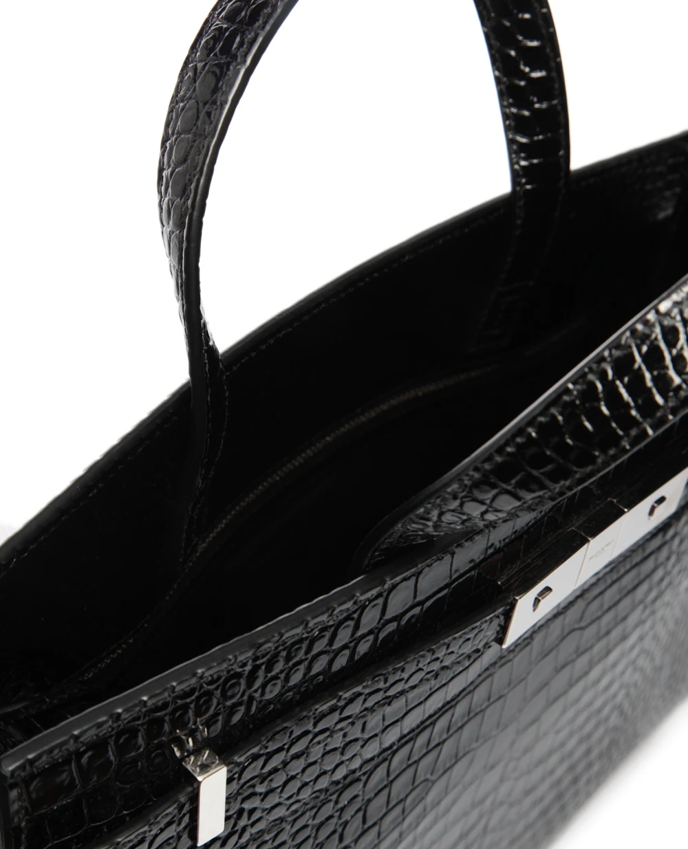 Кожаная сумка Manhattan Saint Laurent 568702-DND0N-, черный цвет • Купить в интернет-магазине Kameron