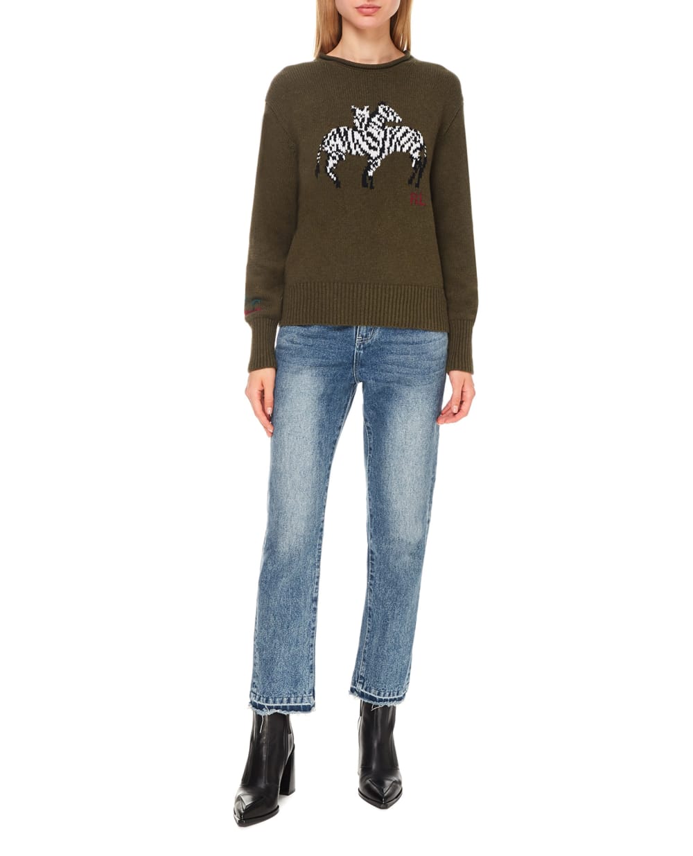 Свитер Polo Ralph Lauren 211839015001, зеленый цвет • Купить в интернет-магазине Kameron