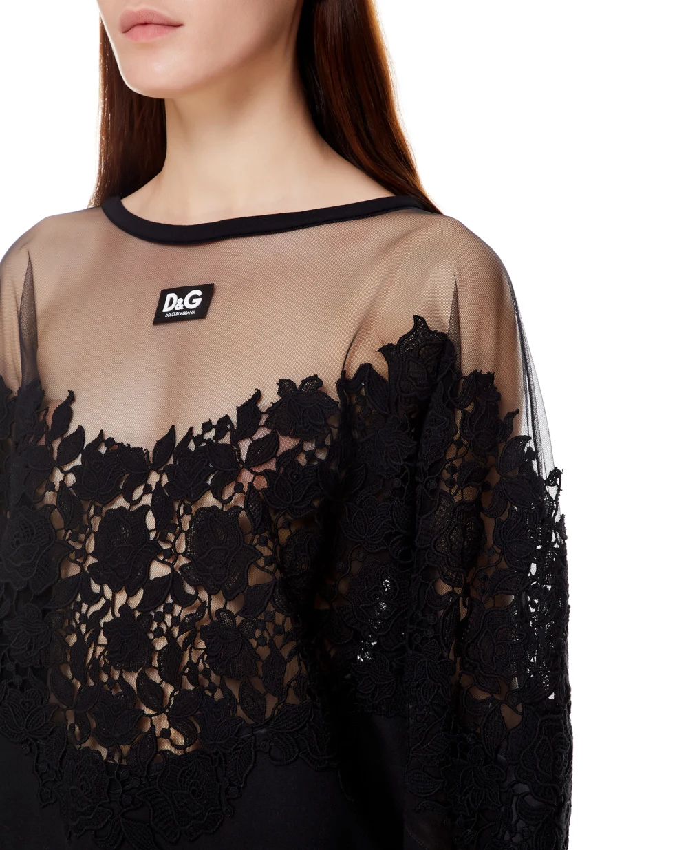 Свитшот Dolce&Gabbana F9J92T-G7A1Y, черный цвет • Купить в интернет-магазине Kameron
