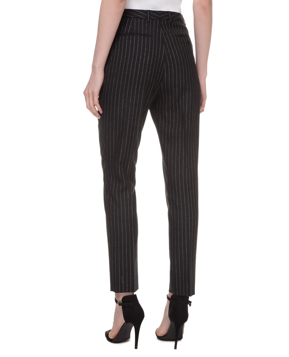Шерстяные брюки Saint Laurent 611057-Y1A90, черный цвет • Купить в интернет-магазине Kameron