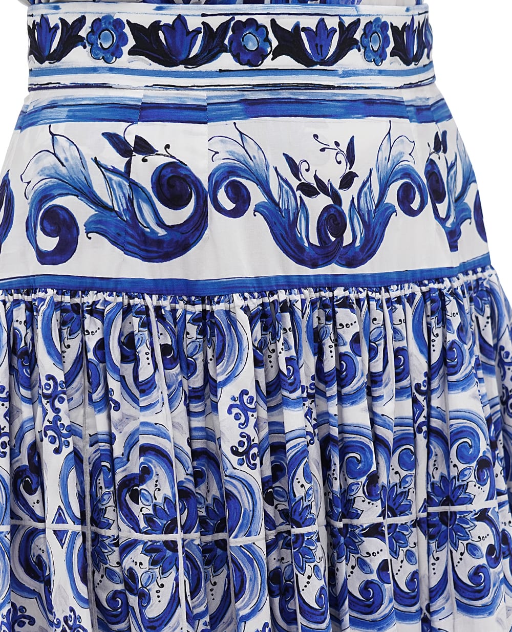 Юбка Dolce&Gabbana F4CELT-HH5BD, белый цвет • Купить в интернет-магазине Kameron