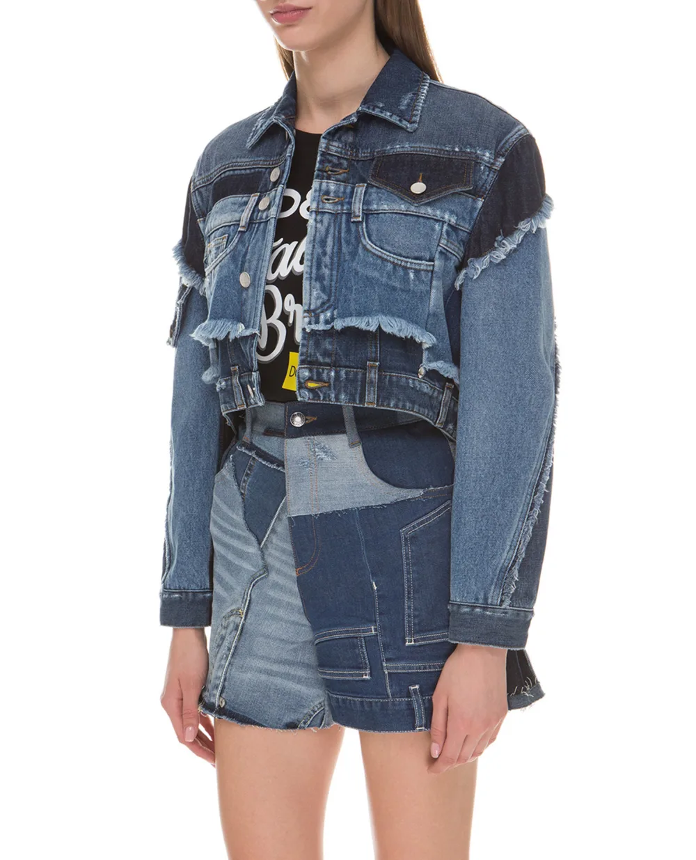 Джинсовая куртка Dolce&Gabbana F9D77D-G8959, синий цвет • Купить в интернет-магазине Kameron