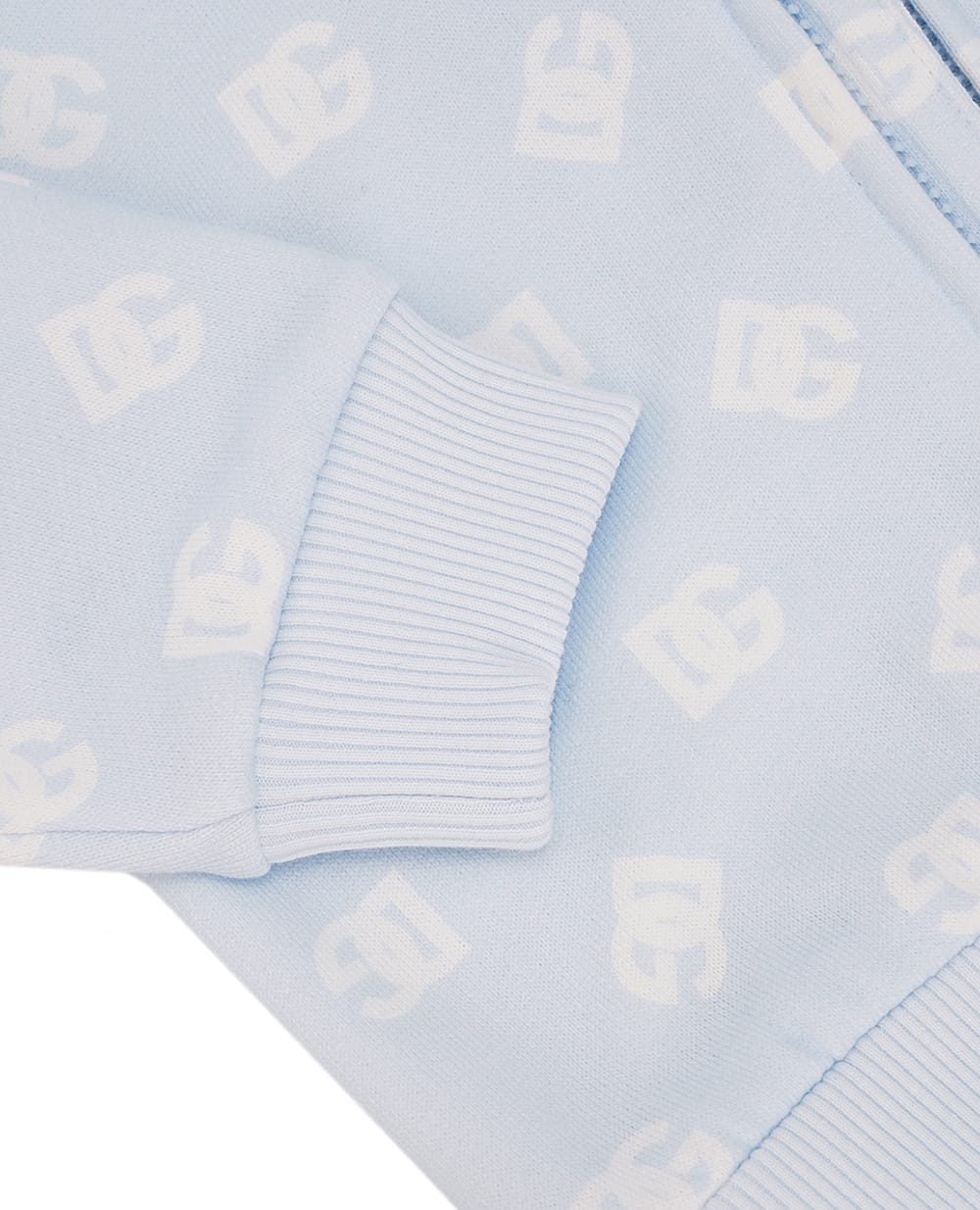 Детская толстовка Dolce&Gabbana Kids L1JWJP-HS7LL, голубой цвет • Купить в интернет-магазине Kameron