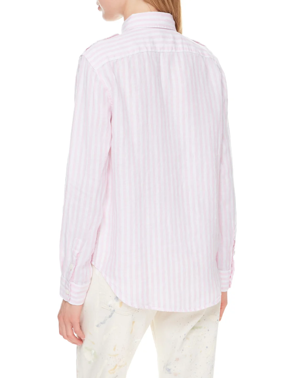 Льняная рубашка Polo Ralph Lauren 211842532001, разноцветный цвет • Купить в интернет-магазине Kameron