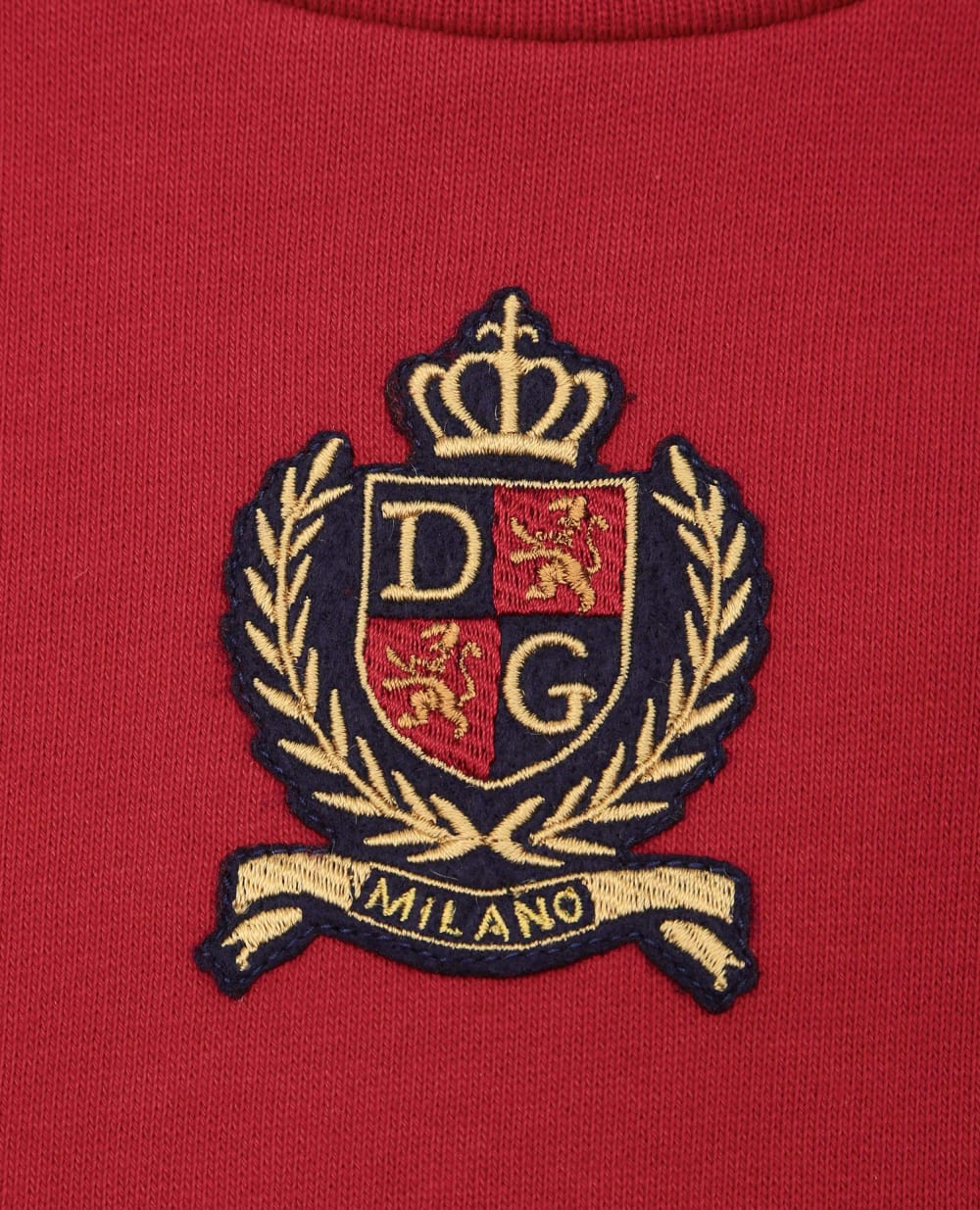 Детский свитшот Dolce&Gabbana Kids L5JW4Y-G7AYJ-S, красный цвет • Купить в интернет-магазине Kameron