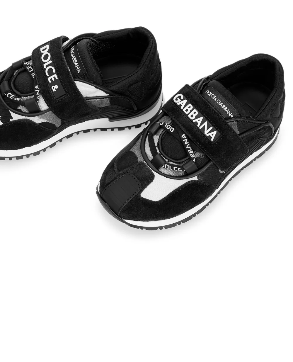 Кроссовки Dolce&Gabbana Kids DN0159-AO261, черный цвет • Купить в интернет-магазине Kameron