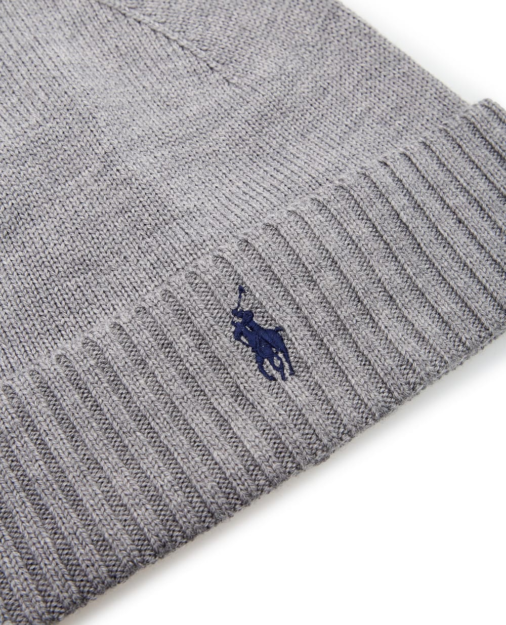 Шерстяная шапка Polo Ralph Lauren 710761415001, серый цвет • Купить в интернет-магазине Kameron