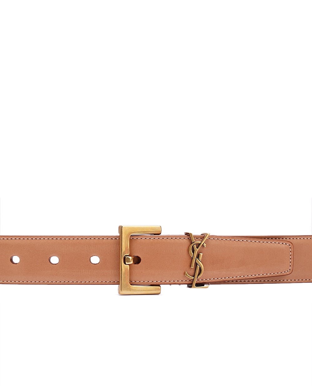 Ремень Saint Laurent 634437-BWR6W, коричневый цвет • Купить в интернет-магазине Kameron