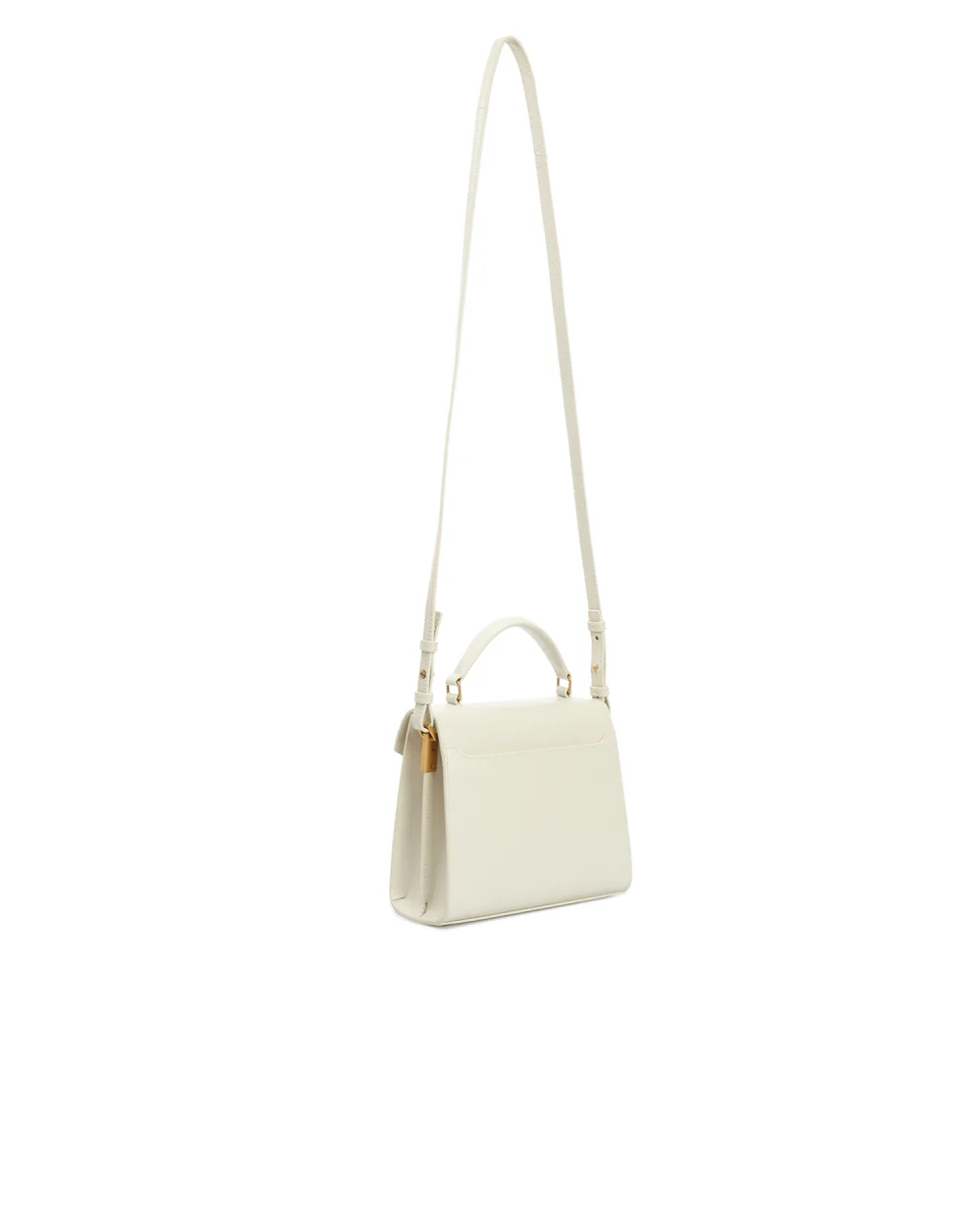 Кожаная сумка Cassandra Mini Saint Laurent 623930-BOW0W-, белый цвет • Купить в интернет-магазине Kameron