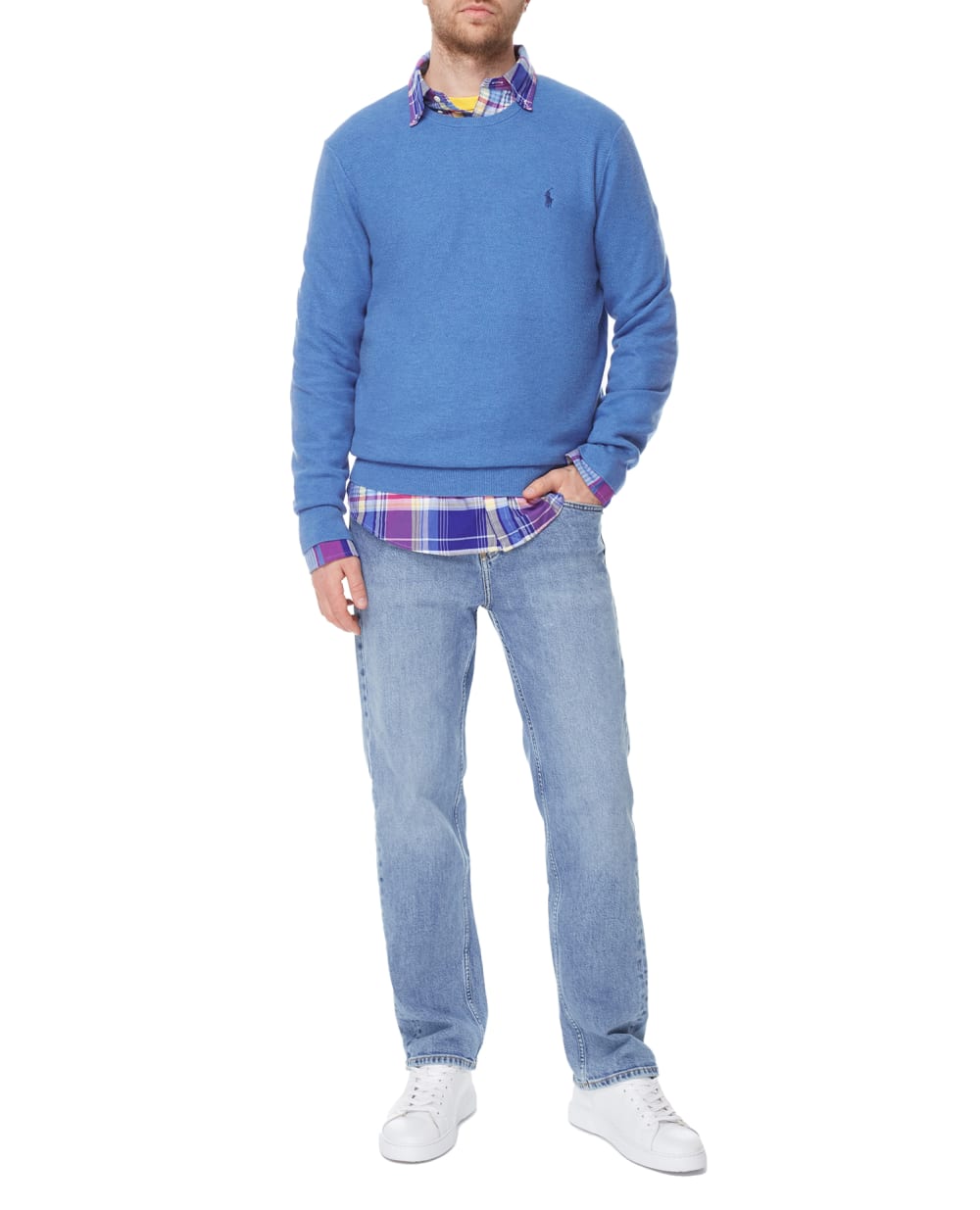 Свитер Polo Ralph Lauren 710680593053, синий цвет • Купить в интернет-магазине Kameron