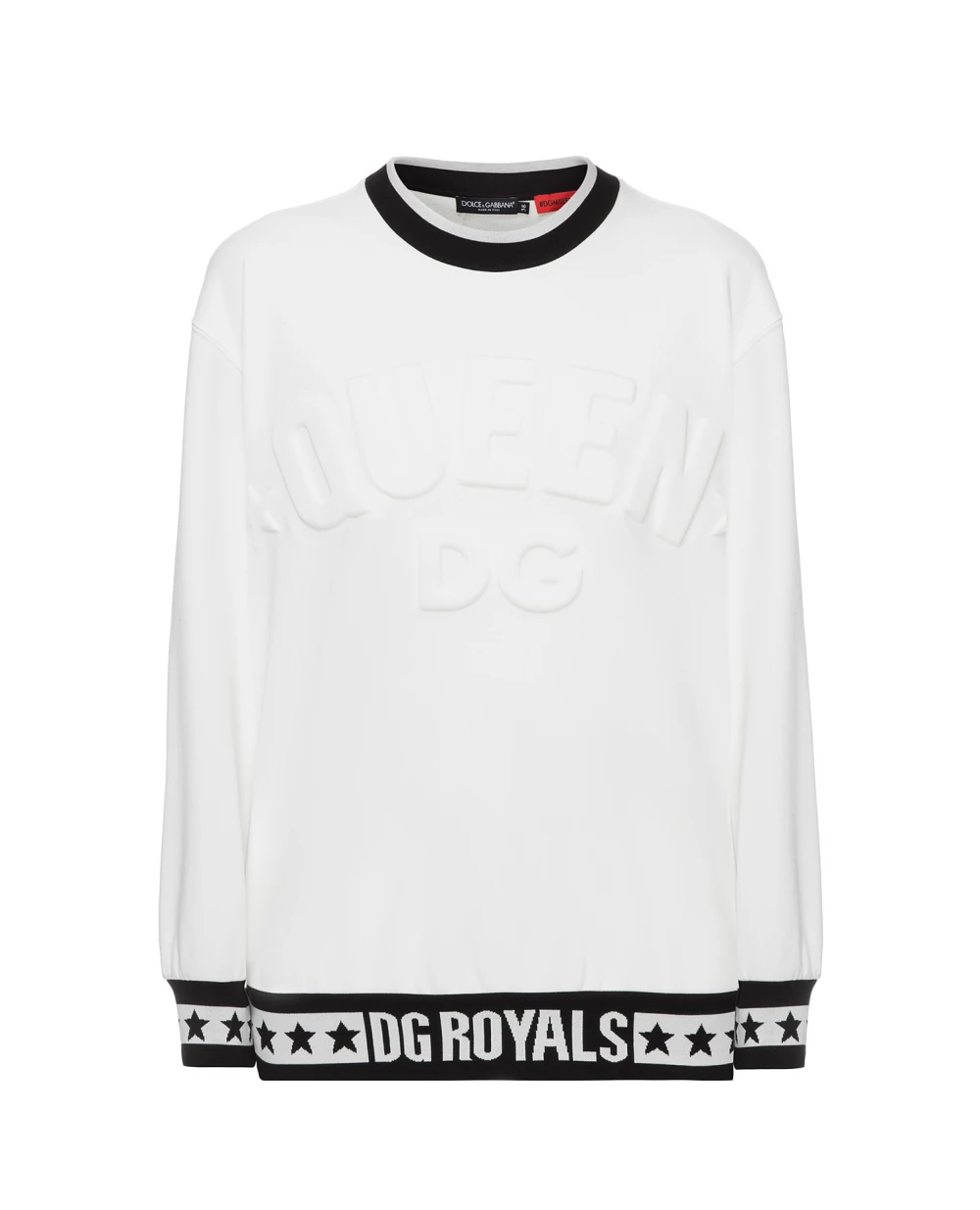 Свитшот Millennials Star Dolce&Gabbana F9G78T-HU7AL, белый цвет • Купить в интернет-магазине Kameron