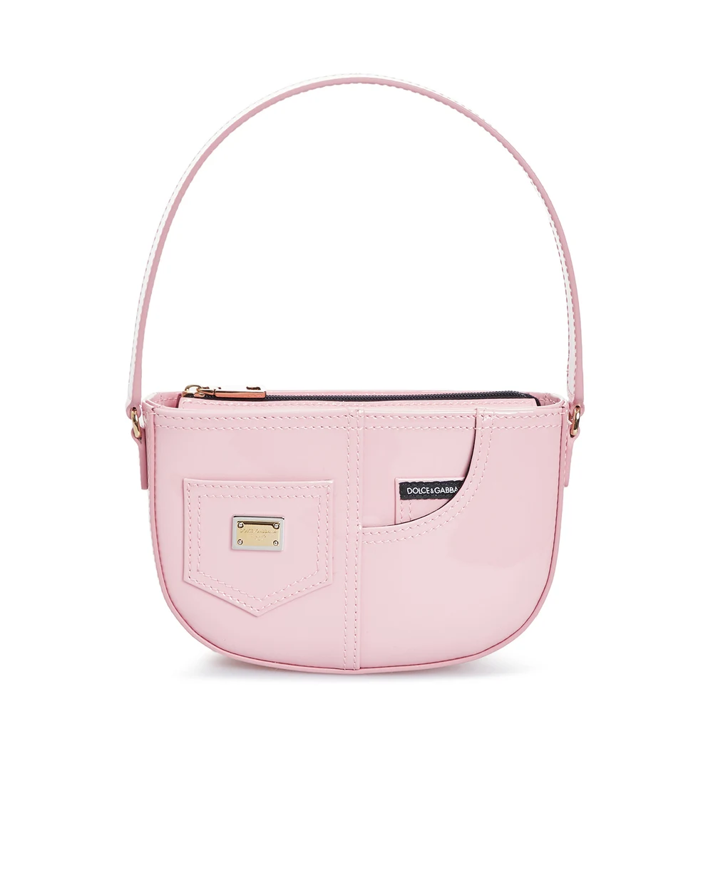 Детская кожаная сумка DG Girlie Dolce&Gabbana Kids EB0242-A1471-S, розовый цвет • Купить в интернет-магазине Kameron