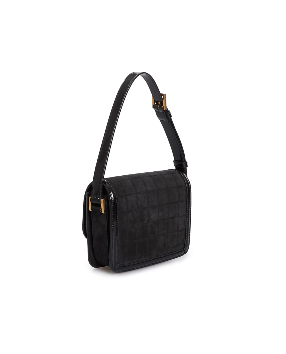 Кожаная сумка Solferino Small Saint Laurent 739139-AABR9, черный цвет • Купить в интернет-магазине Kameron
