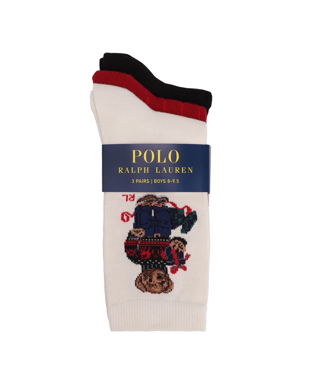 Детские носки Polo Bear (3 пары) Polo Ralph Lauren Kids 444927579001, разноцветный цвет • Купить в интернет-магазине Kameron