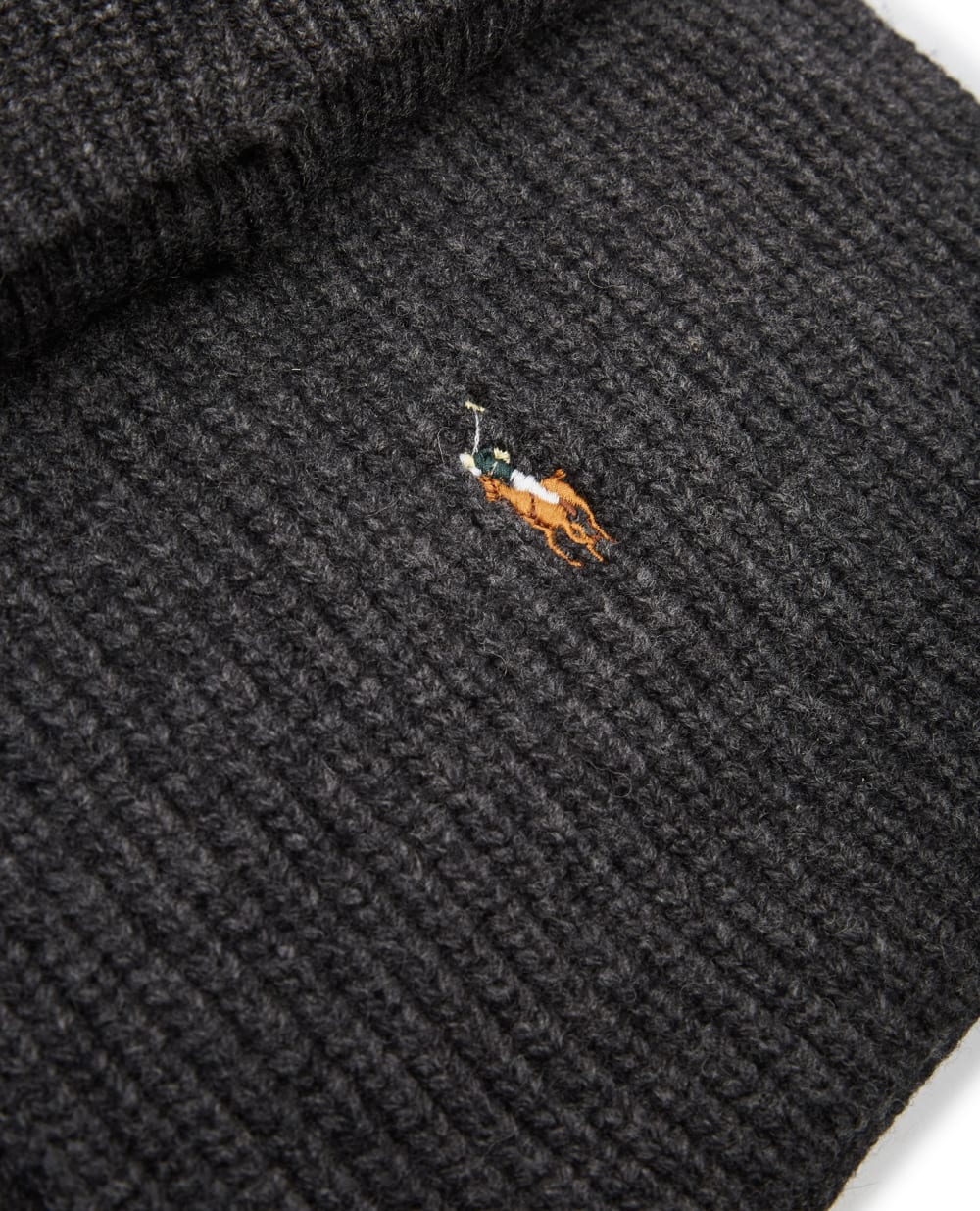 Подарочный набор (шапка, шарф) Polo Ralph Lauren 449891296002, темно-серый цвет • Купить в интернет-магазине Kameron