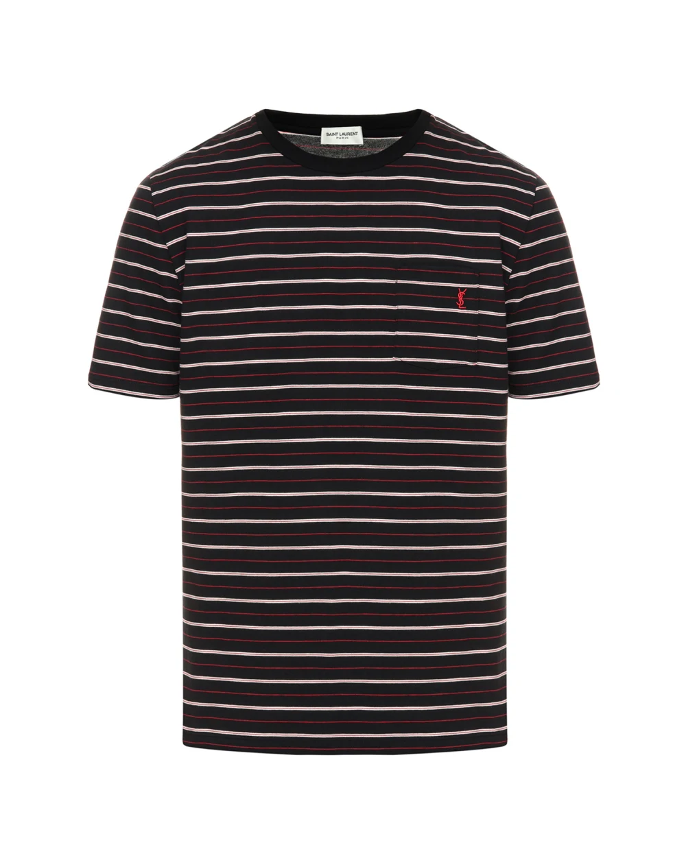 Футболка Saint Laurent 631097-YBUR2-, черный цвет • Купить в интернет-магазине Kameron
