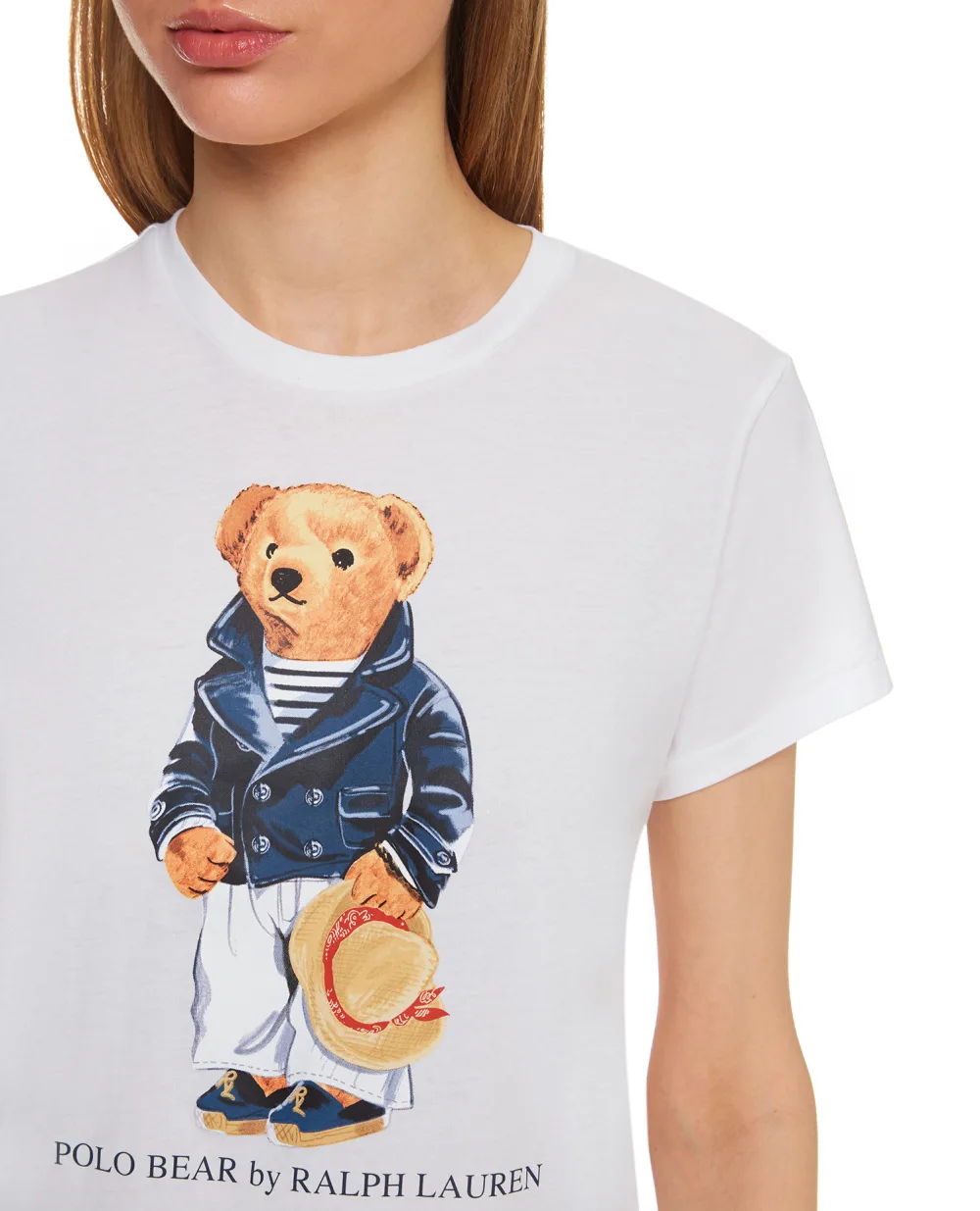 Футболка Polo Ralph Lauren 211827926001, белый цвет • Купить в интернет-магазине Kameron