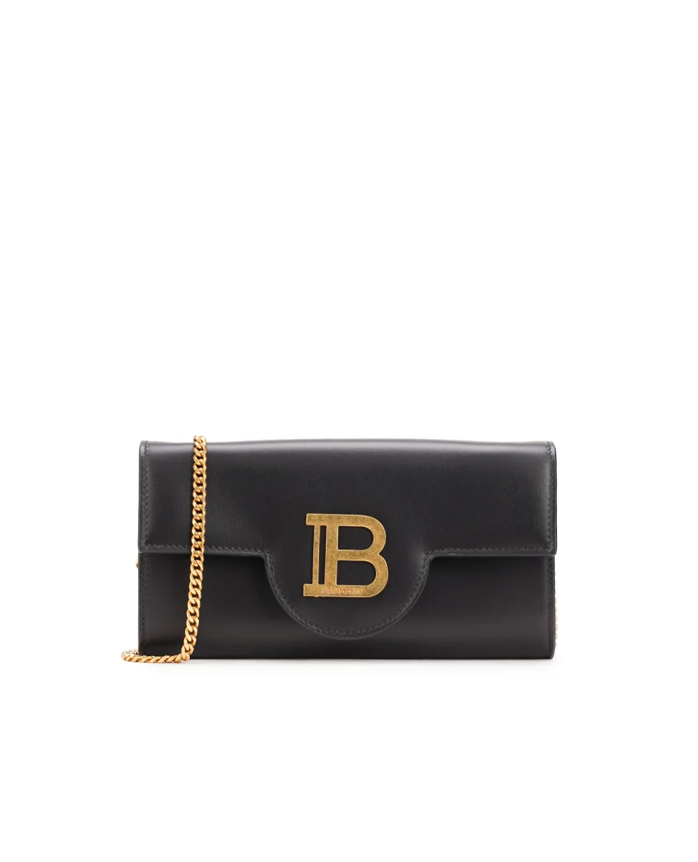 Шкіряна сумка B-Buzz Wallet Balmain DN1ON197LAVE, чорний колір • Купити в інтернет-магазині Kameron