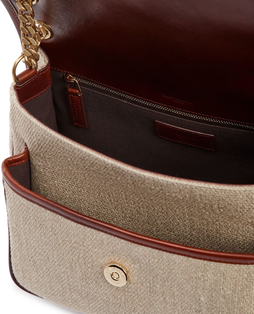 Сумка Niki Saint Laurent 633150-2MF1W, бежевый цвет • Купить в интернет-магазине Kameron