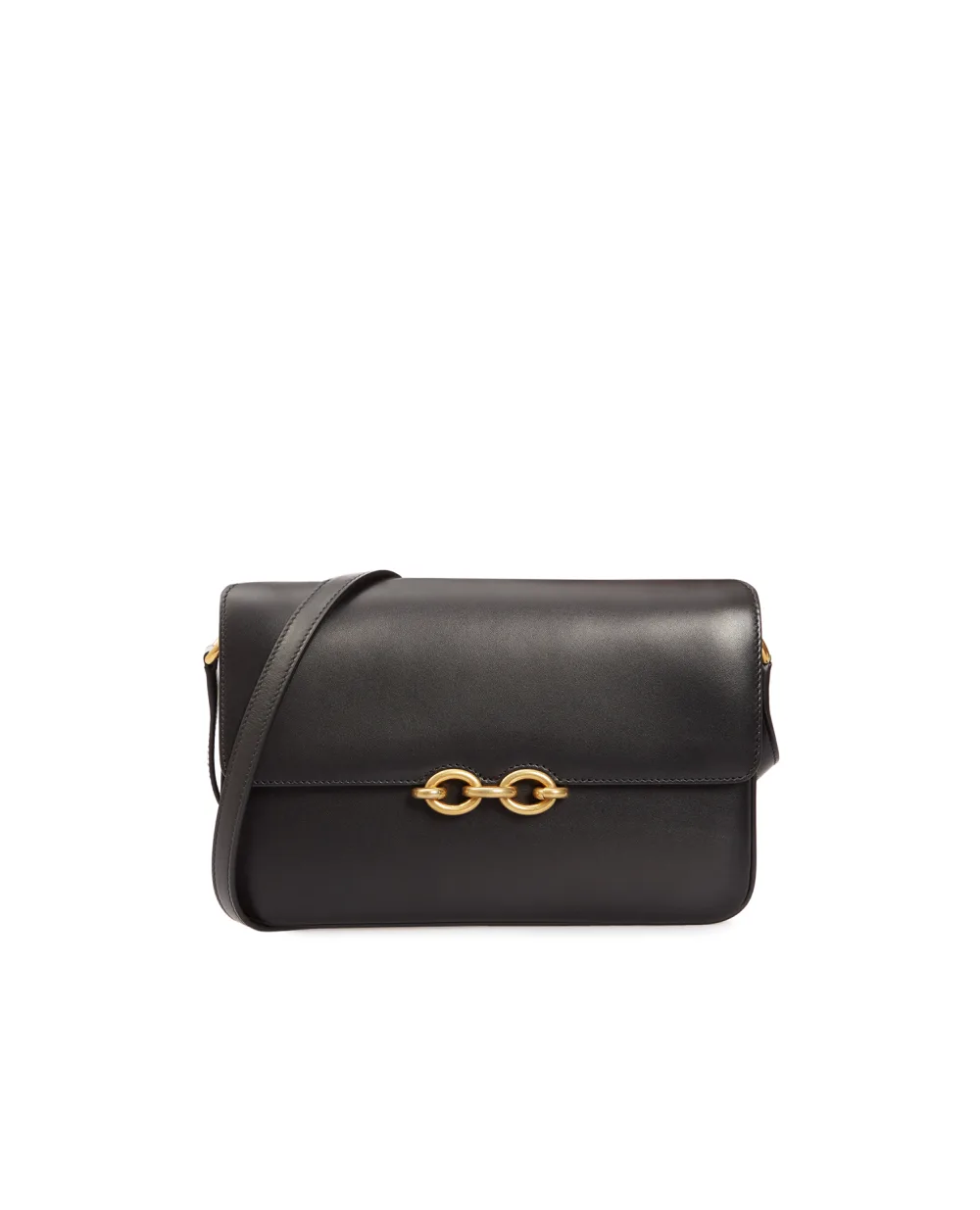 Кожаная сумка Le Maillon Saint Laurent 649795-2R20W, черный цвет • Купить в интернет-магазине Kameron