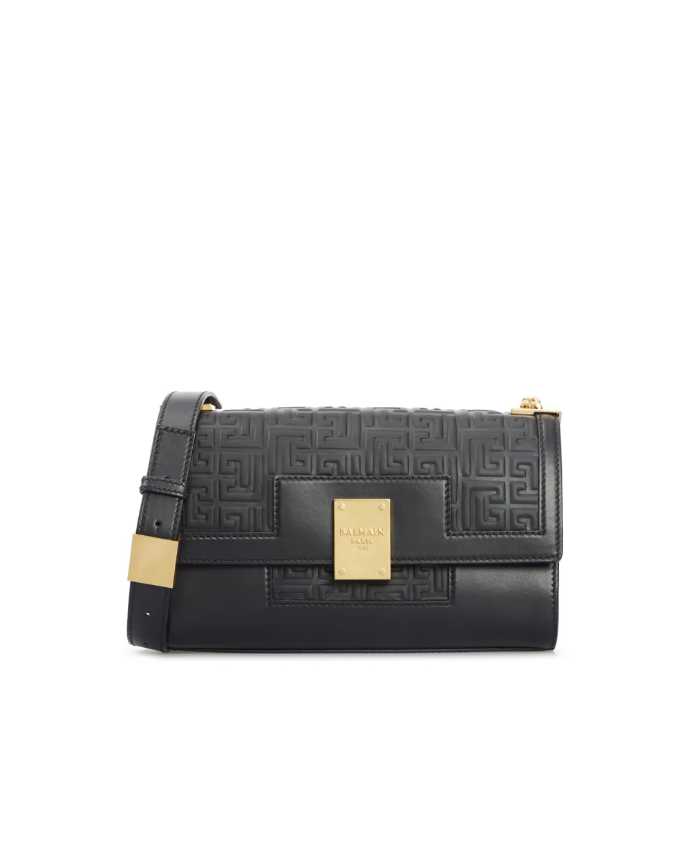 Кожаная сумка Balmain WN1BK652LESP, черный цвет • Купить в интернет-магазине Kameron