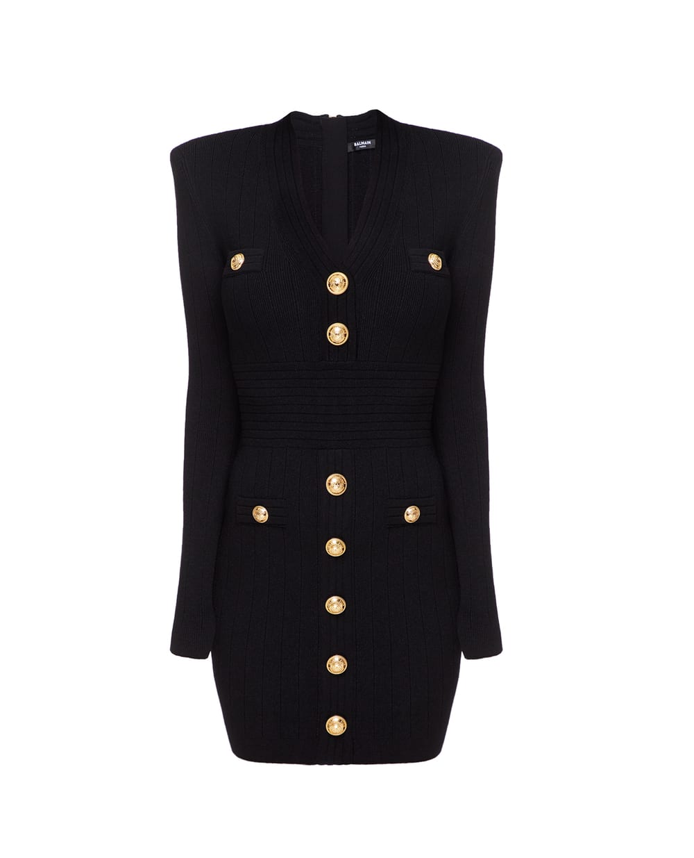 Сукня Balmain DF1R8059KB07, чорний колір • Купити в інтернет-магазині Kameron