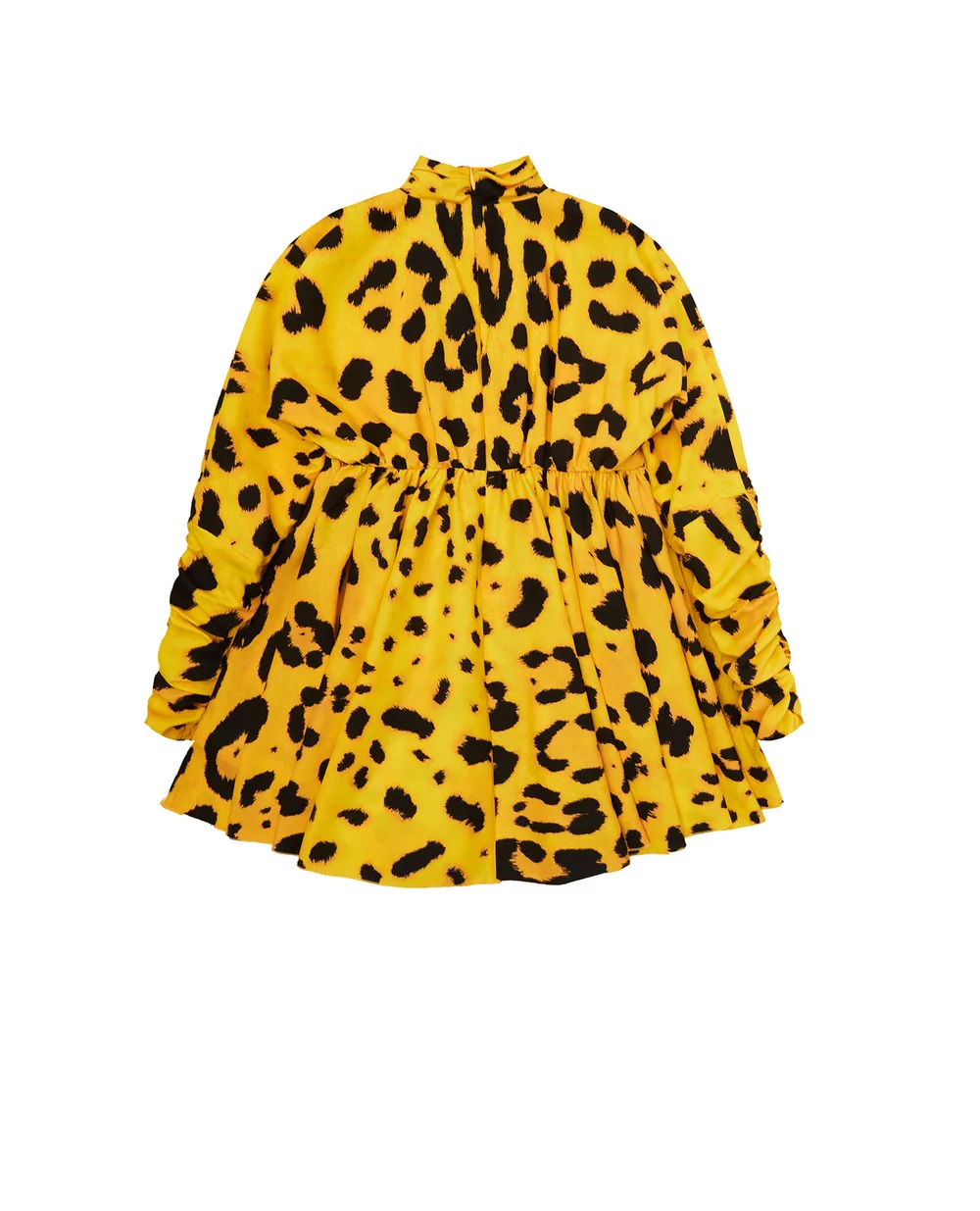 Шелковое платье Dolce&Gabbana Kids L52DX7-FSA2F-S, желтый цвет • Купить в интернет-магазине Kameron