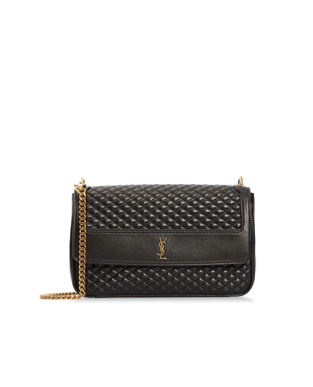 Кожаная сумка Victoire Saint Laurent 657302-1EL07, черный цвет • Купить в интернет-магазине Kameron
