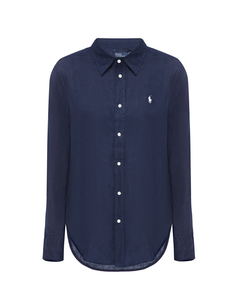 Лляна сорочка Polo Ralph Lauren 211920516007, темно-синій колір • Купити в інтернет-магазині Kameron