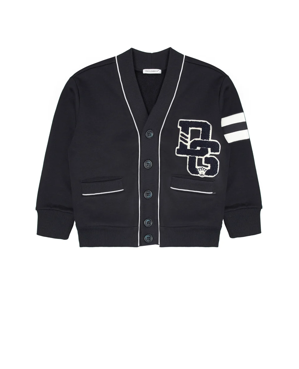 Кардиган Dolce&Gabbana Kids L4JWAQ-G7A3O-S, синий цвет • Купить в интернет-магазине Kameron