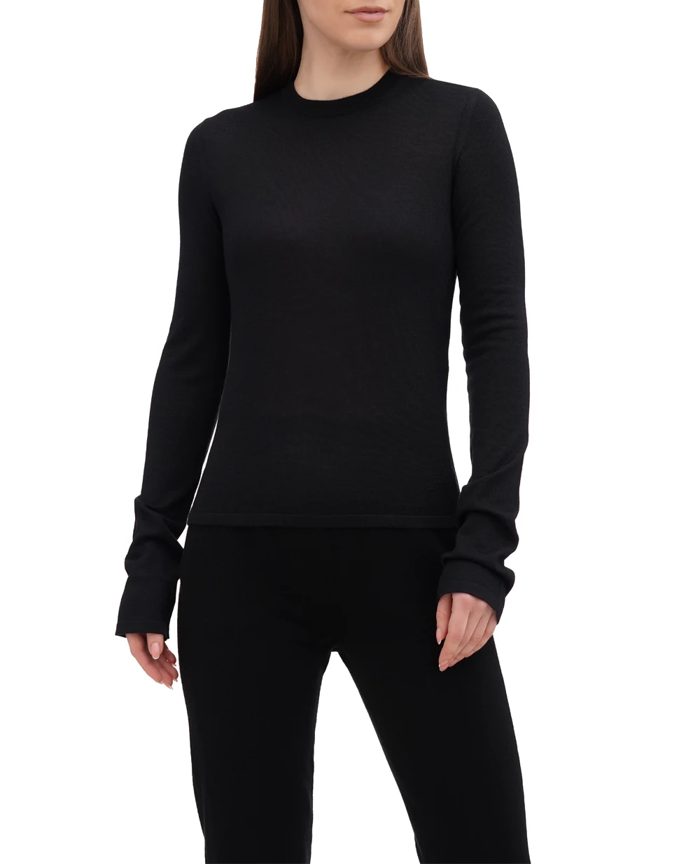 Джемпер Saint Laurent 766929-YAPK2, чорний колір • Купити в інтернет-магазині Kameron